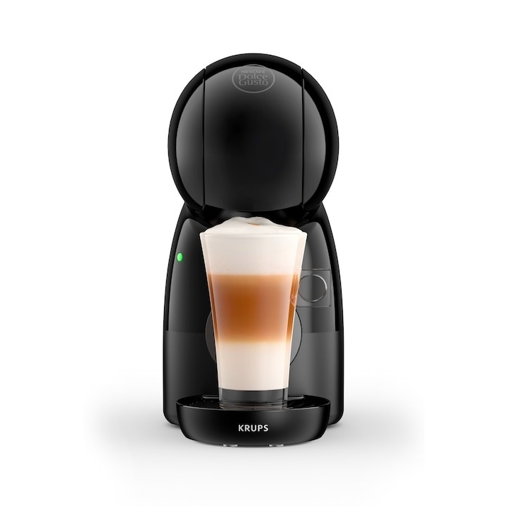 Espressor cu capsule Krups NESCAFÉ® Dolce Gusto® Piccolo XS KP1A3B31, 1600W, 15 bari, functie eco, capacitate rezervor 0.8L, negru-gri - 1 | YEO