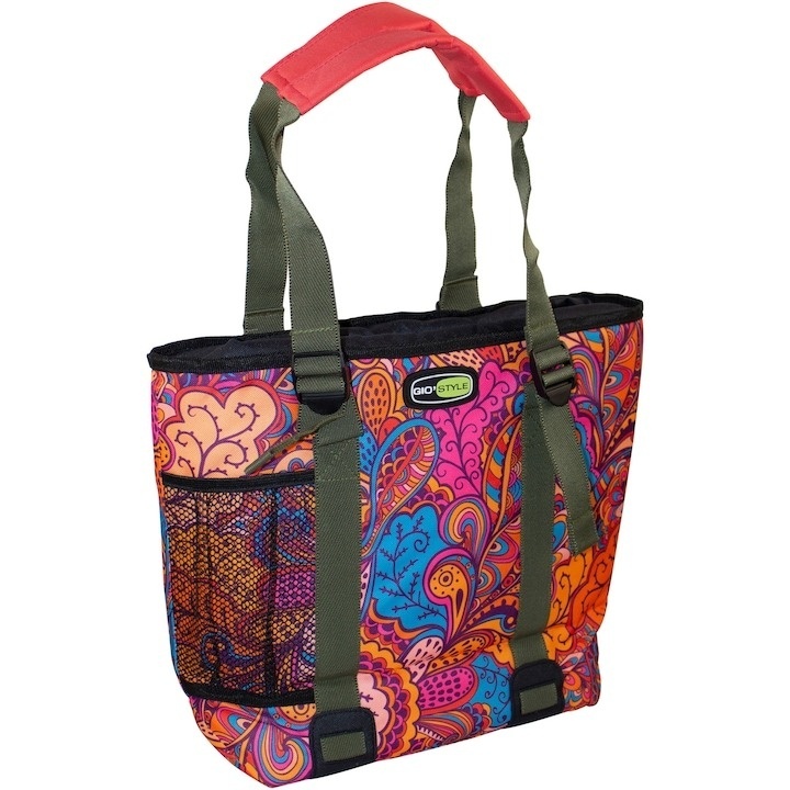 Geanta frigorifica Giostyle Boxy+ , 28 litri, Multicolora, barete Kaki