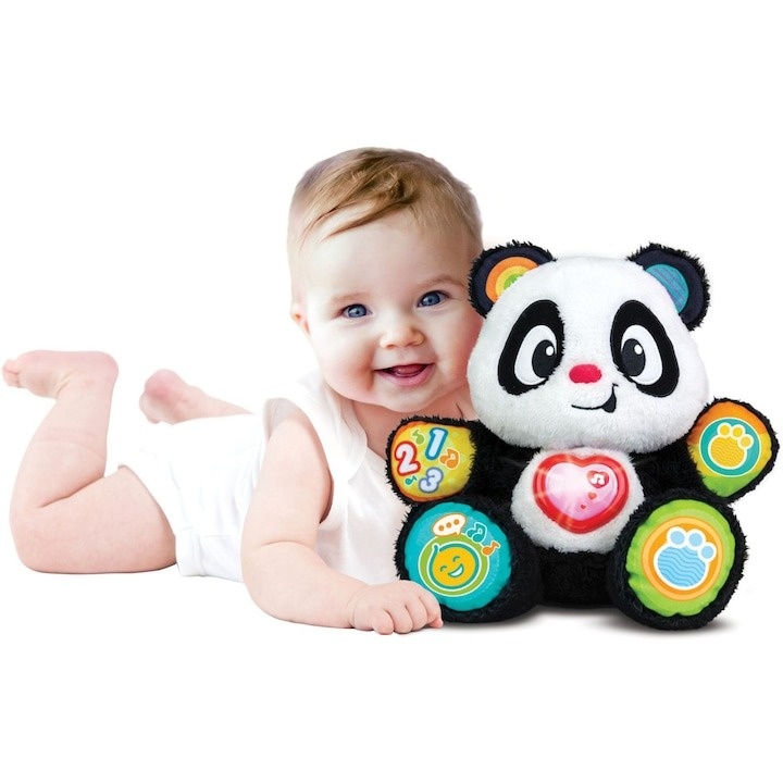 Jucarie interactiva Winfun - Invata impreuna cu ursuletul panda