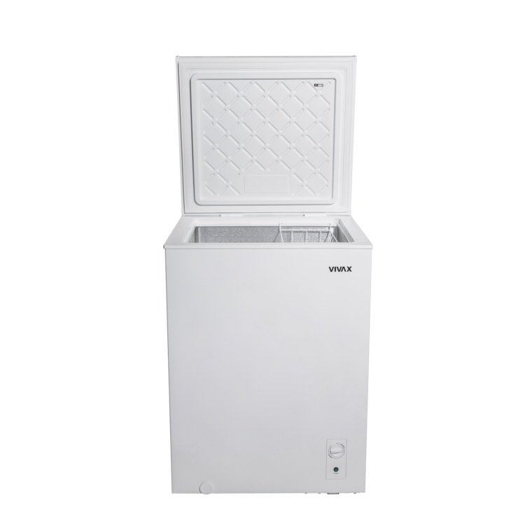 Lada frigorifica VIVAX CFR-143, Capacitate 143L, Clasa E, Conditii extreme -24 grade Celsius, Sistem convertibil - Functie frigider, Termostat reglabil, Cos metalic, H 85cm Alb - 3 | YEO