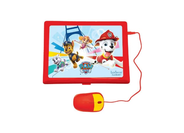 Laptop educativ de jucarie pentru copii Paw Patrol, in limba romana si engleza, 124 activitati, diferite niveluri de dificultate