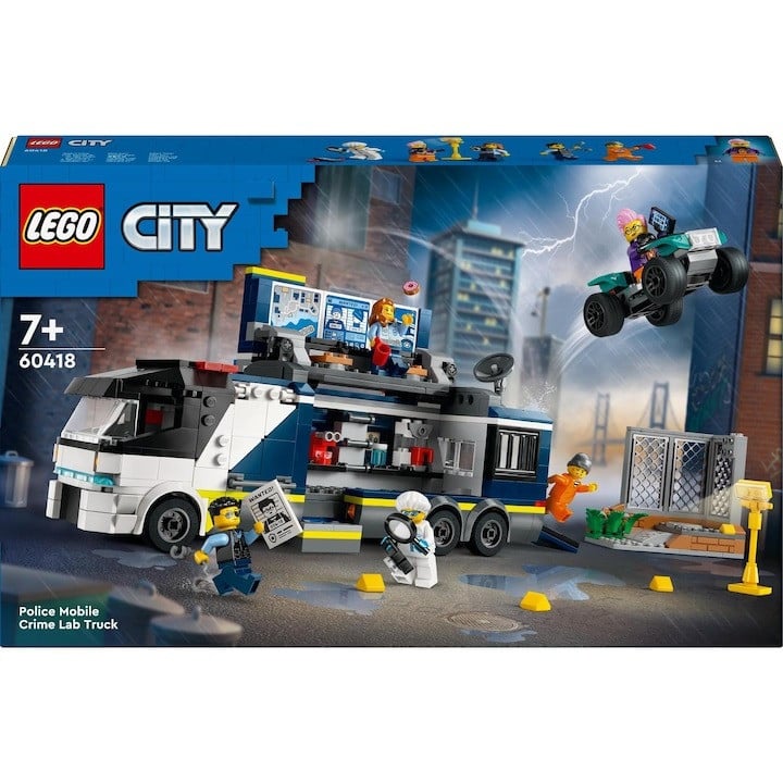 LEGO® City - Laborator mobil de criminalistica 60418, 674 piese