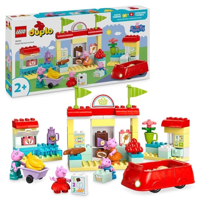 LEGO® DUPLO® - Supermarketul Purcelusei Peppa 10434, 70 piese - 2 | YEO