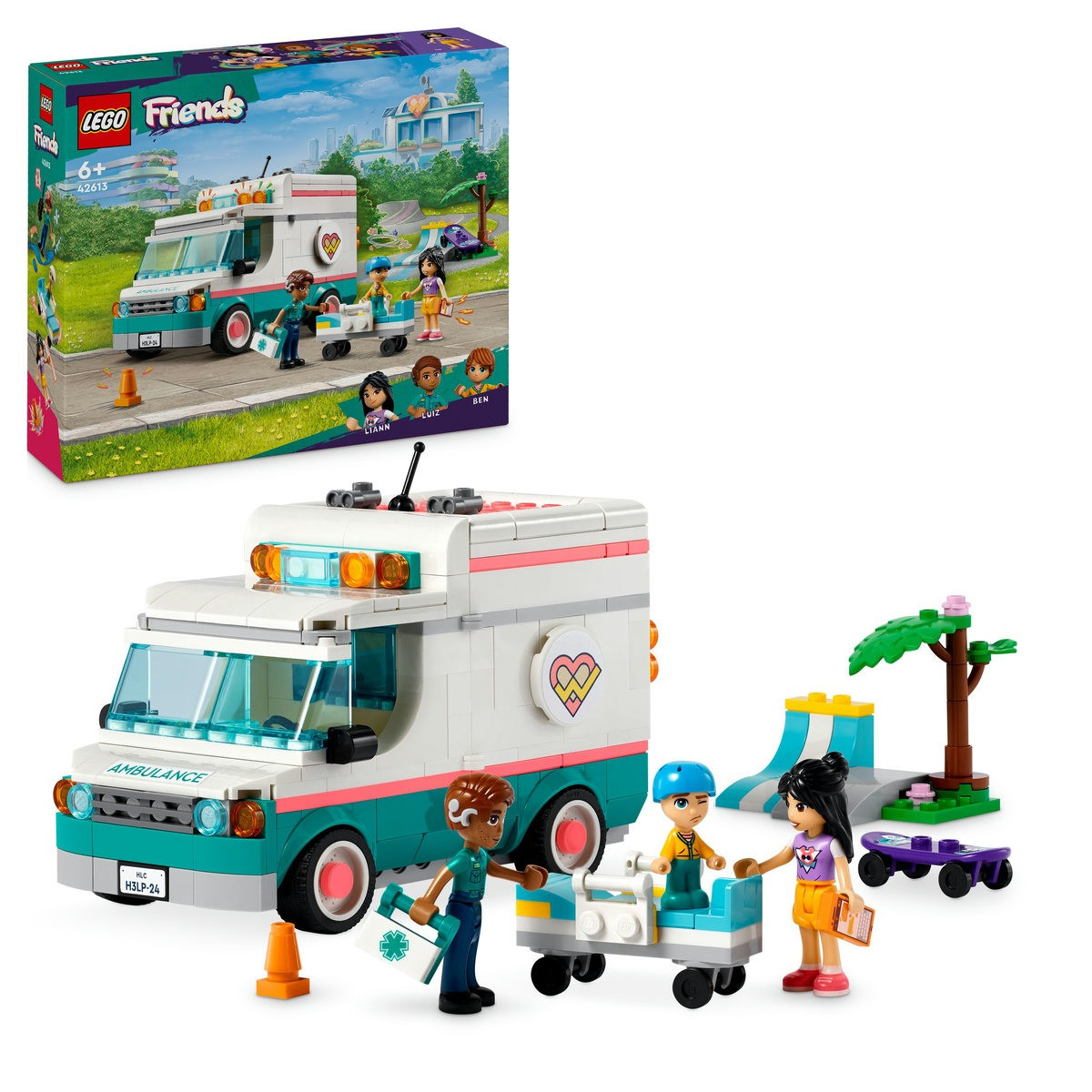 LEGO® Friends - Ambulanta Spitalului din Orasul Heartlake 42613, 344 piese - 2 | YEO