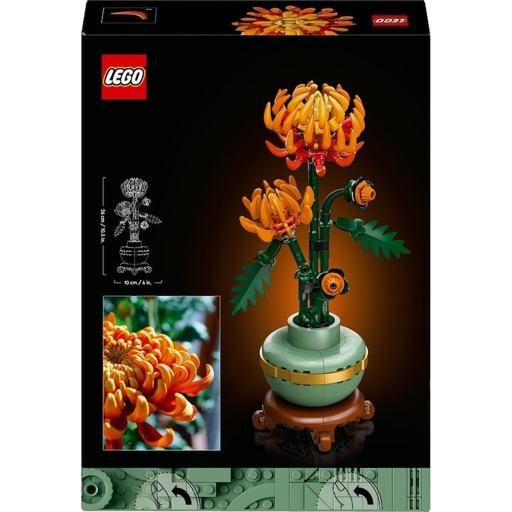 LEGO® Icons - Crizantema 10368, 278 piese