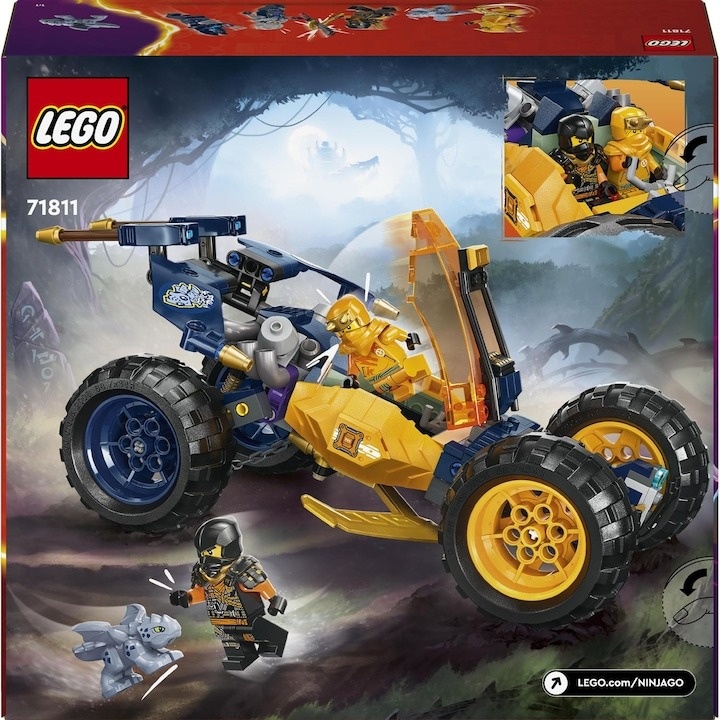 LEGO® NINJAGO® - Vehiculul de teren ninja al lui Arin 71811, 267 piese