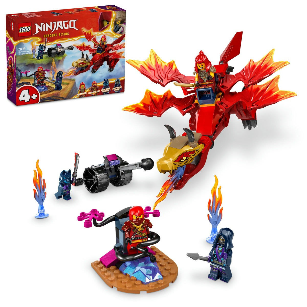 LEGO® Ninjago - Batalia Dragonului-Sursa al lui Kai, 71815, 120 piese - 2 | YEO