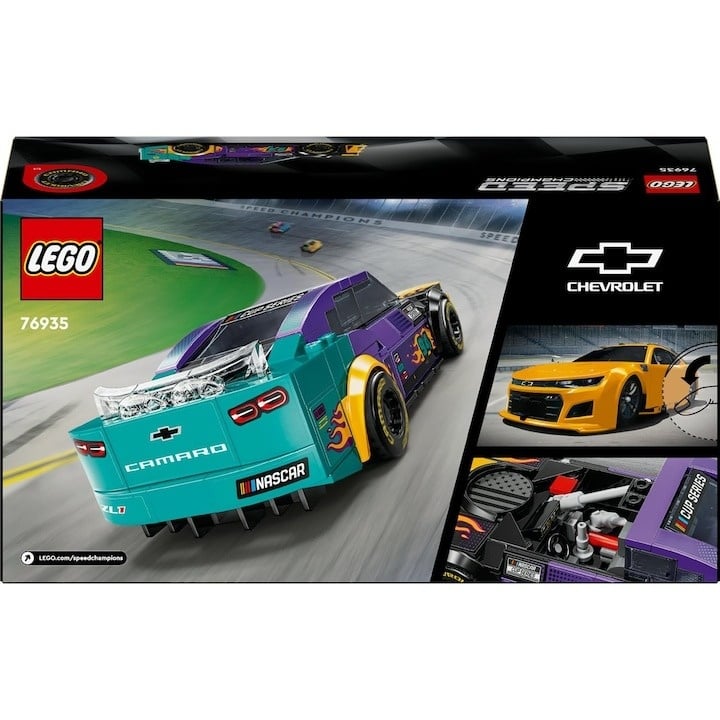 LEGO® Speed Champions - NASCAR® Next Gen Chevrolet Camaro ZL1 76935, 328 piese