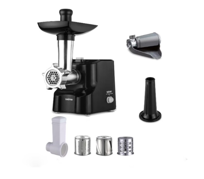 Masina de tocat carne Zelmer ZMM1530B, 1500 W, 1,8 kg capacitate de tocare pe minut, functie reverse, accesoriu rosii - 2 | YEO