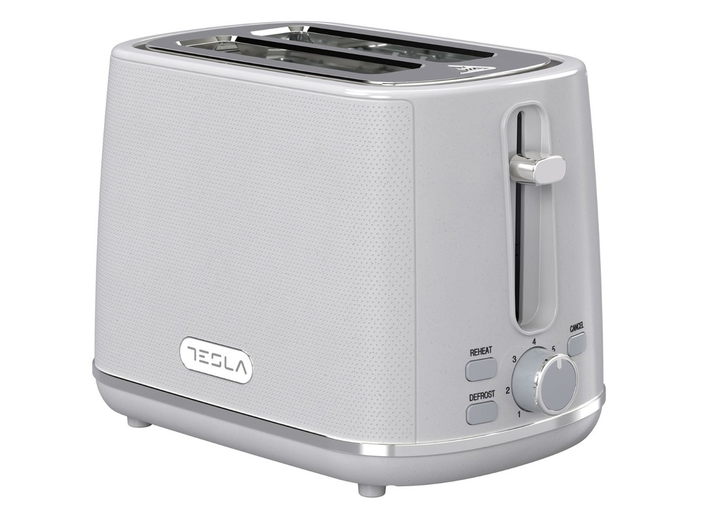 Prajitor de paine Tesla TS400GX, 930W, 2 feliiFunctie Dezghetare, Functie Reincalzire, albgGri - 1 | YEO