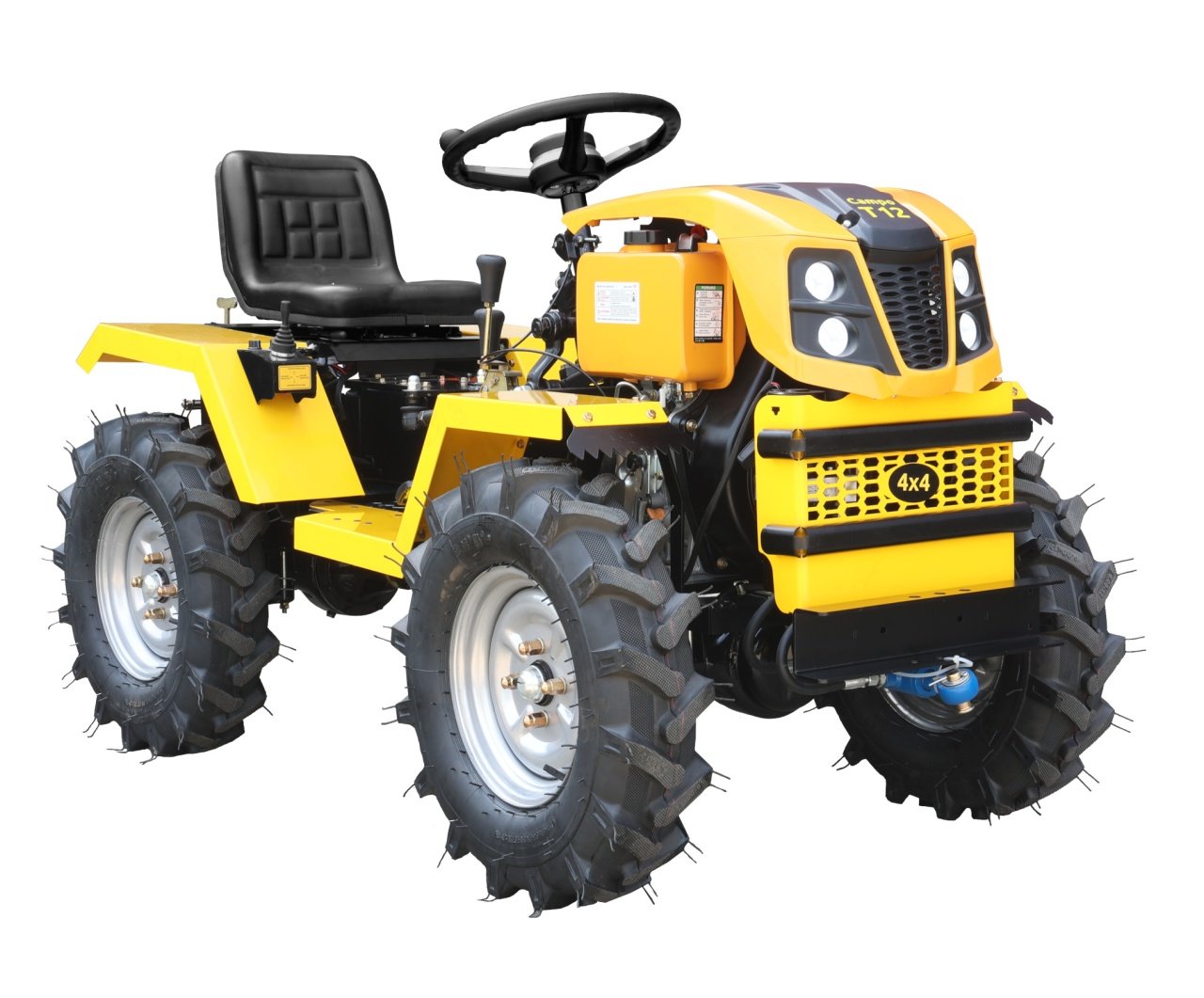 ProGARDEN Campo T12 Minitractor G2.1 4x4, 12CP, diesel, hidraulica fata-spate, roti 6.00-12