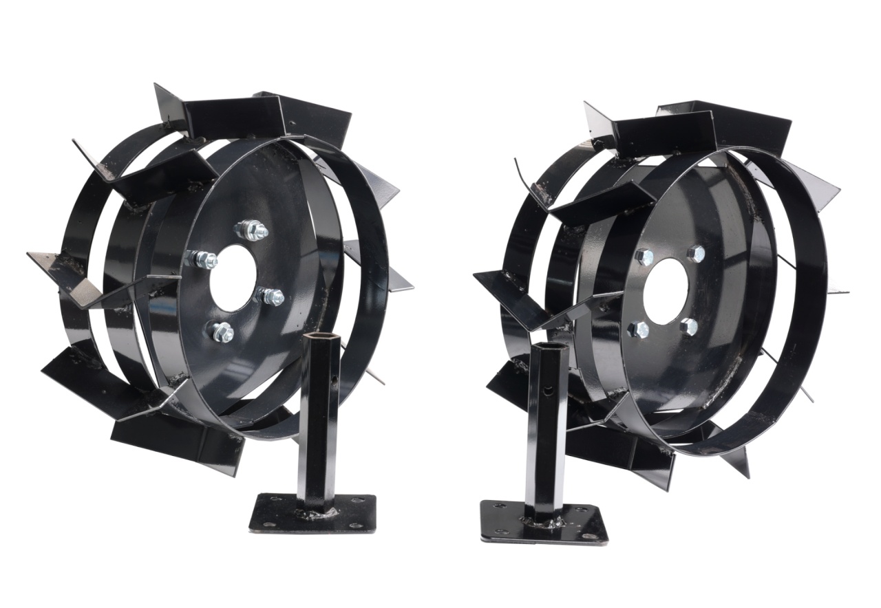 Nou PROGARDEN Set 2 roti metalice 400x8 cu manicot 23mm
