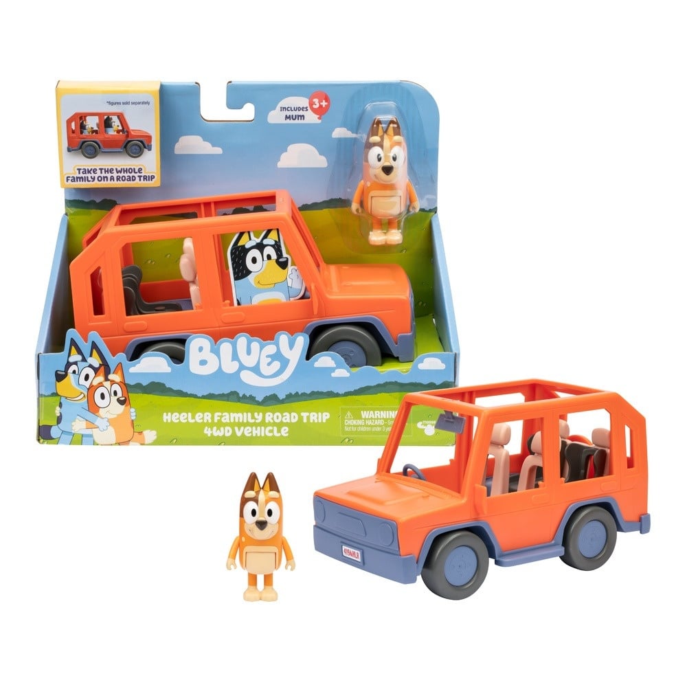 Set de joaca Bluey - Family Roadtrip, cu figurina inclusa - 3 | YEO