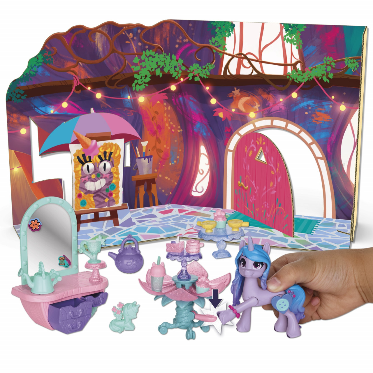 Set de joaca My Little Pony - Unicorn tea party, Izzy Moonbow - 2 | YEO