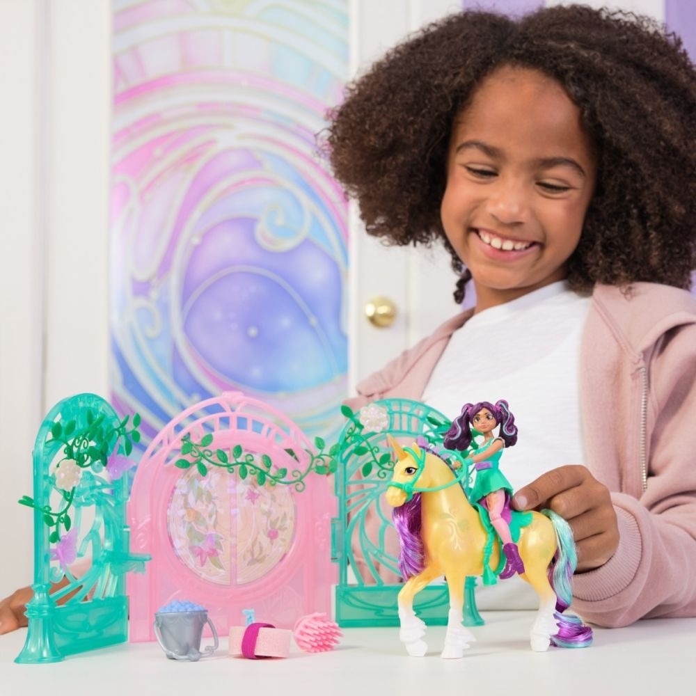Set de joaca Unicorn Academy - Ava si unicornul Leaf - 1 | YEO