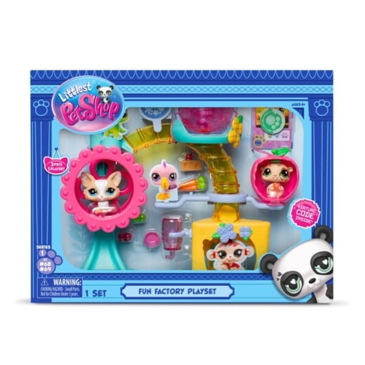 Set Figurina Fun Factory Playset, Littlest Pet Shop, Multicolor - 1 | YEO