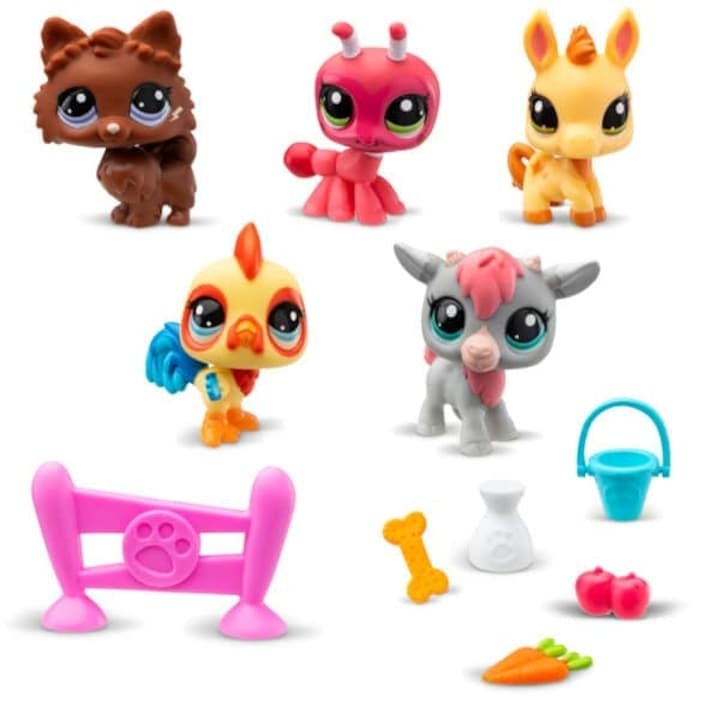 Set figurine Collector Farm Besties, Littlest Pet Shop, Multicolor - 2 | YEO