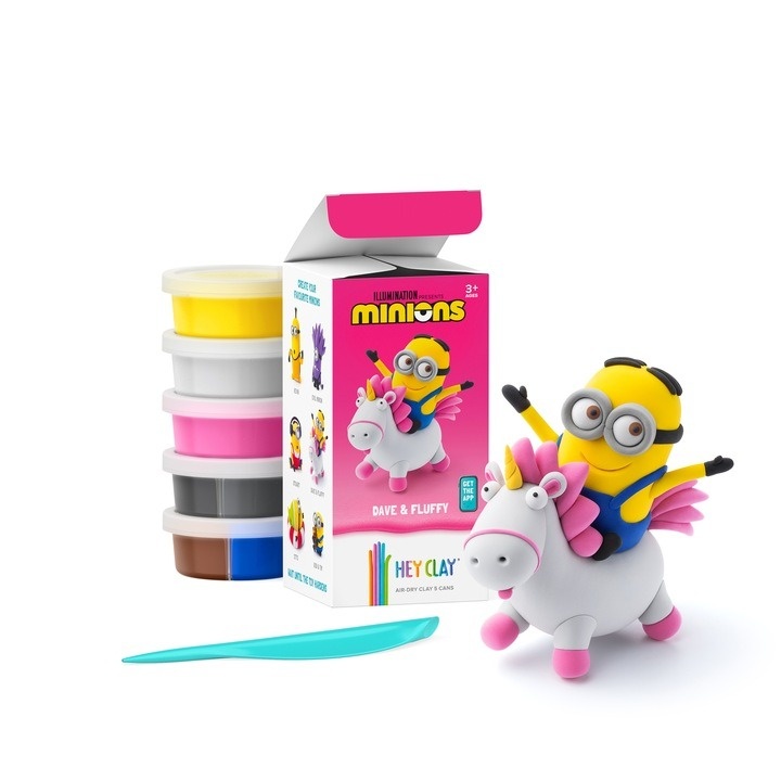 Set Hey Clay Minions - Dave si Fluffy - 2 | YEO