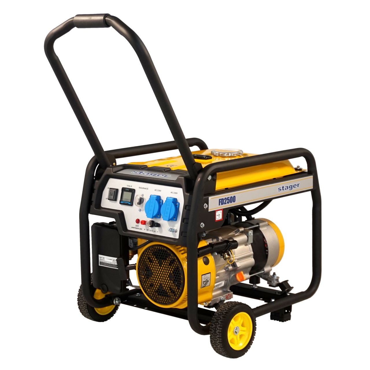 Stager FD 2500 Generator open-frame 2.2kW, monofazat, benzina, pornire la sfoara - 1 | YEO