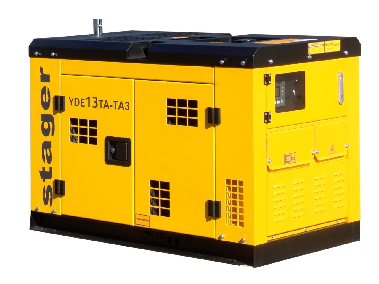 Stager YDE13TA-TA3 Generator insonorizat 11kVA, 3000rpm, dual, diesel, pornire electrica - 1 | YEO