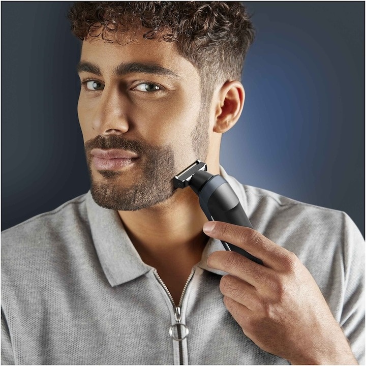 Aparat de tuns, conturat si ras Rowenta Forever Sharp Ultimate TN6204E0, autonomie 120 min, 18 setari, accesoriu ras barba si parul corporal, wet & dry, negru - 3 | YEO