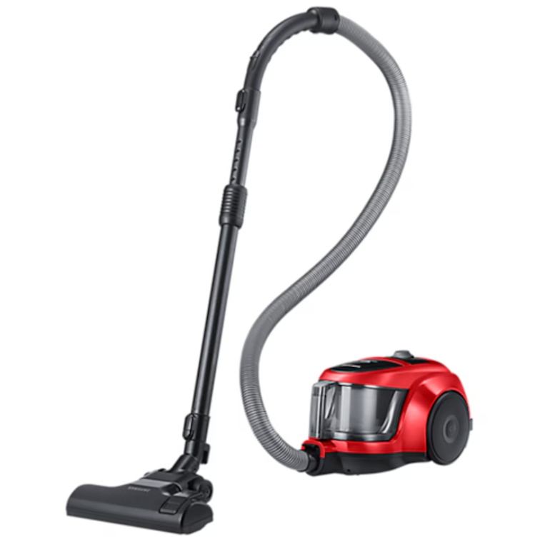 Aspirator fara sac Samsung VCC45T0S3R, 1.3 l, 850 W, Air Track, Tub telescopic, Rosu - 1 | YEO
