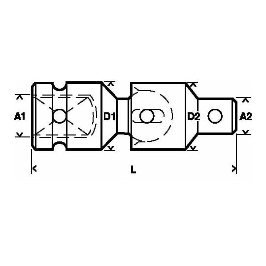 Bosch Articulatie sferica cu bile pentru bucse, 125mm, 1