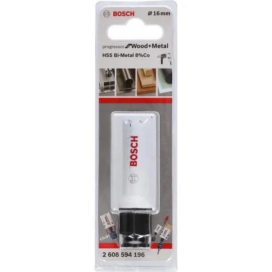 Bosch Carota Progressor pentru lemn si metal 16x44mm