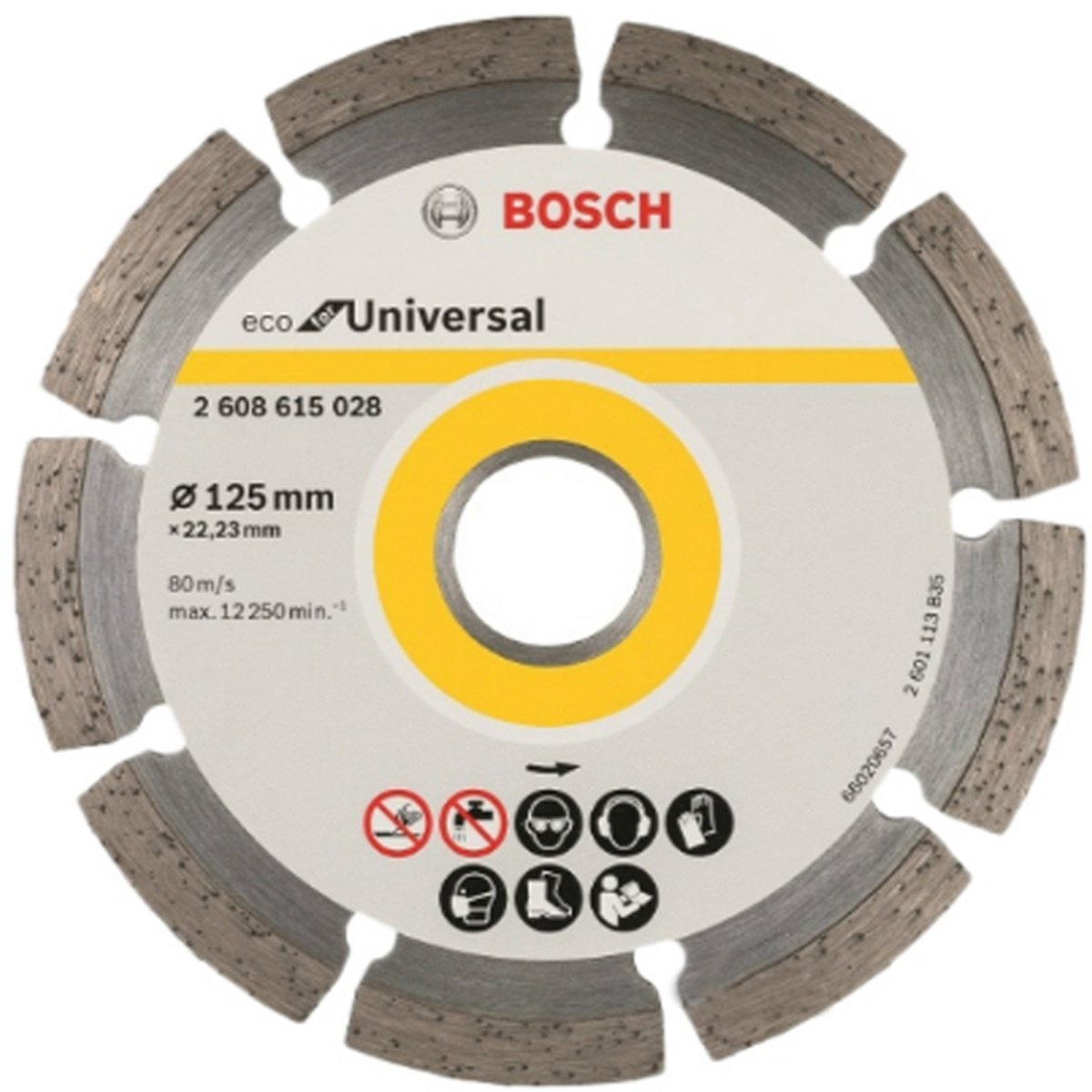 Bosch Disc diamantat ECO Universal 125x22.23x2.0mm