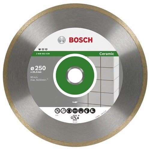 Bosch Disc diamantat Standard pentru ceramica 230x25.40x1.6x7mm