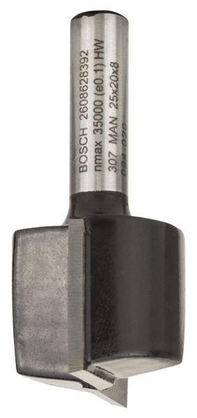 Bosch Freza dreapta, 25x19.6x51mm, T8mm