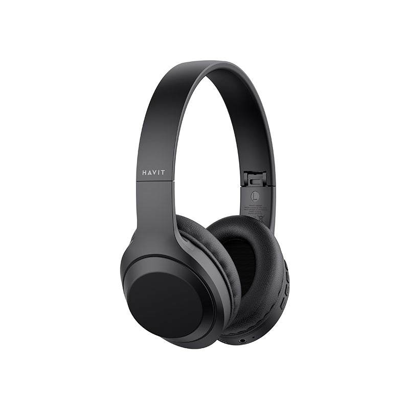 Casti wireless HAVIT H628BT, pliabile, bluetooth 5.1, Negru - 3 | YEO
