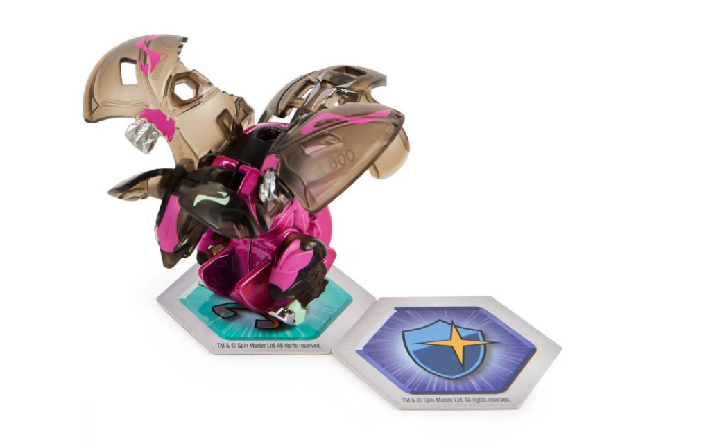 Figurina metalica Bakugan Evolutions, Griswing, Roz, 6 cm - 3 | YEO