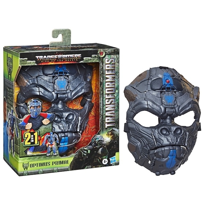 Figurina Transformers - Robot Optimus Primal, convertibil in masca