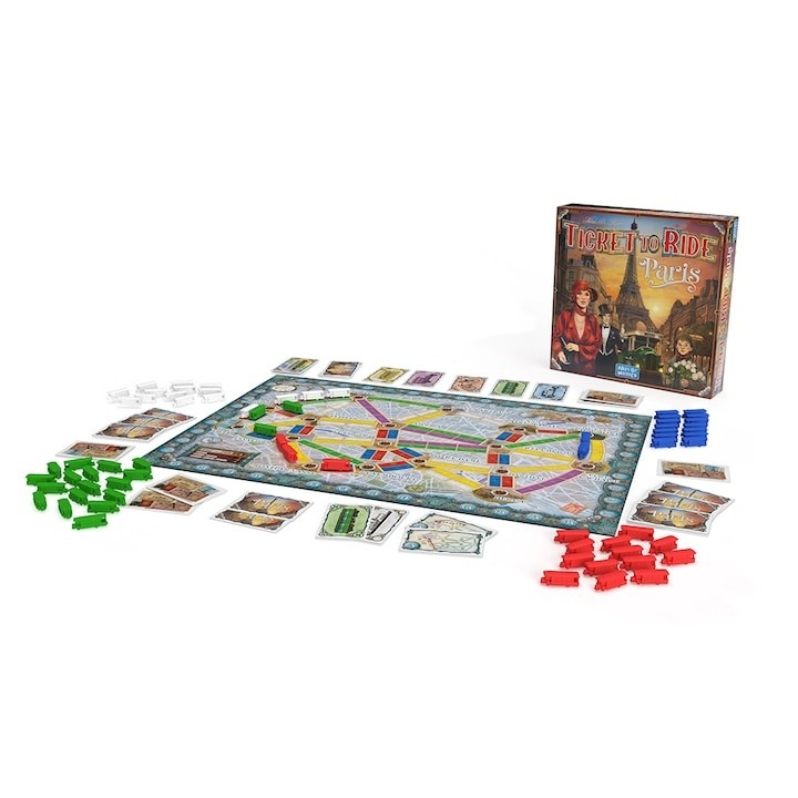 Joc Asmodee - Ticket to Ride Paris, lb. engleza - 1 | YEO