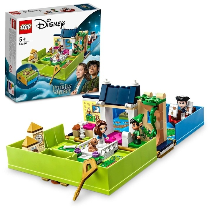 LEGO® Disney - Aventura din cartea de povesti a lui Peter Pan si a lui Wendy 43220, 111 piese - 1 | YEO