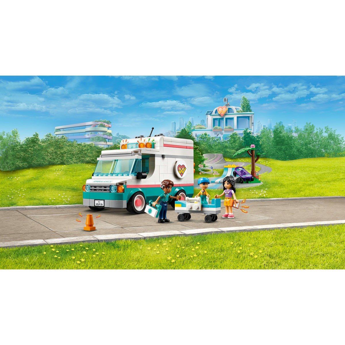 LEGO® Friends - Ambulanta Spitalului din Orasul Heartlake 42613, 344 piese