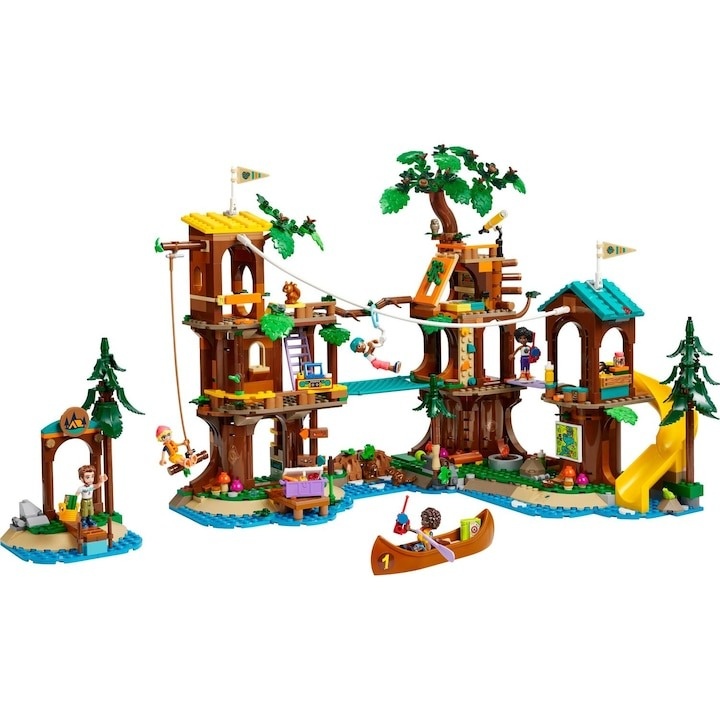 LEGO® Friends - Casa din copac din tabara de aventuri 42631, 1128 piese - 3 | YEO