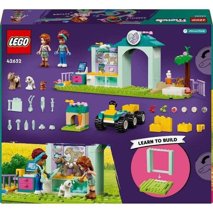 LEGO® Friends - Clinica veterinara pentru animale de ferma 42632, 161 piese