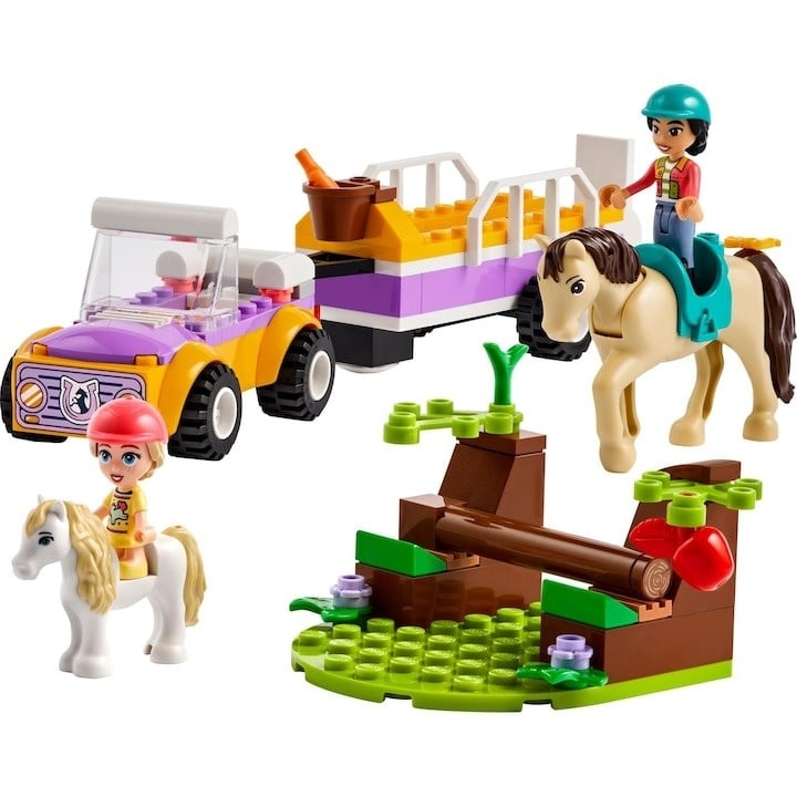 LEGO® Friends - Remorca cu cal si ponei 42634, 105 piese - 3 | YEO