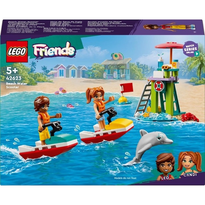 LEGO® Friends - Scuter acvatic pe litoral 42623, 84 piese