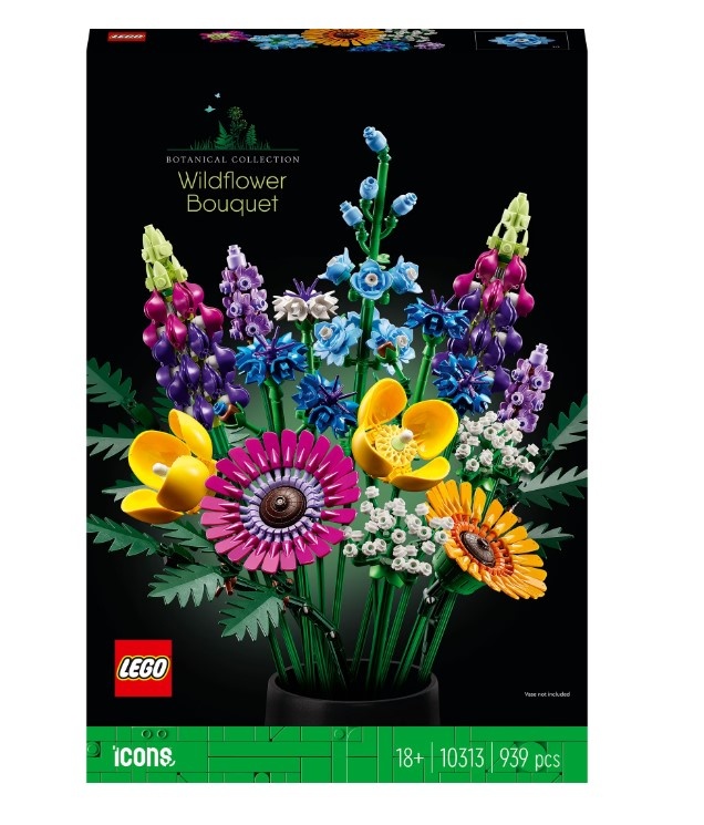 LEGO® Icons Creator Expert - Buchet de flori de camp 10313, 939 piese