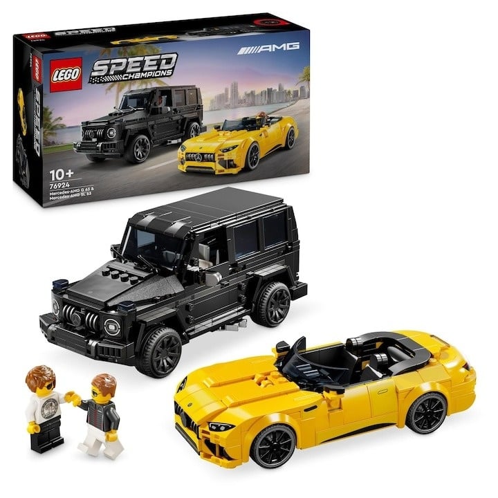 LEGO® Speed Champions - Mercedes-AMG G 63 si Mercedes-AMG SL 63 76924, 808 piese - 2 | YEO