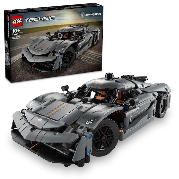 LEGO® Technic - Hipermasina Koenigsegg Jesko Absolut gri 42173, 801 piese - 1 | YEO