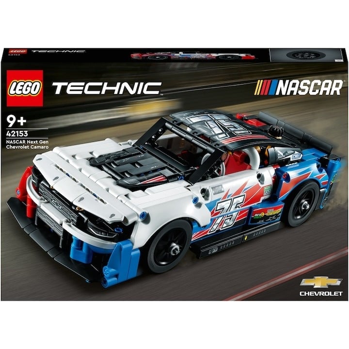 LEGO® Technic - NASCAR® Next Gen Chevrolet Camaro ZL1 42153, 672 piese