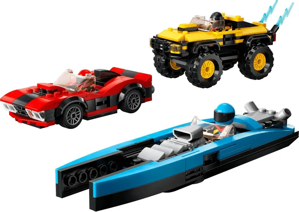 LEGO City Pachet cu vehicule de curse 60395, 362 piese, 6 ani+ - 2 | YEO