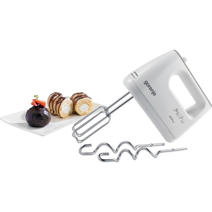 Mixer de mana, Gorenje, 450 W, 5 viteze, Alb - 3 | YEO