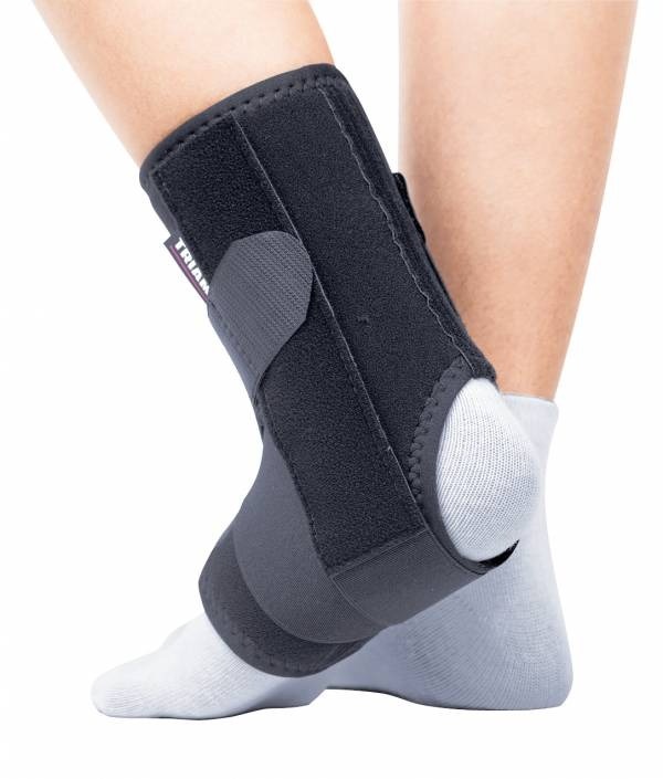 Orteza de glezna mobila cu suport elastic, pentru copii, Triamed Malleofix Plus Junior, SRT331, Universal, Negru - 2 | YEO