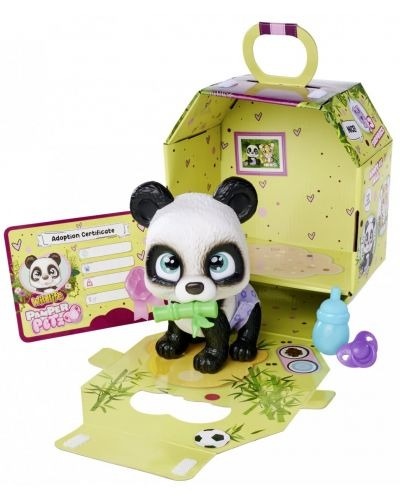 Panda PAMPER PATZ, Simba, jucarie interactiva, functie de baut, schimbare de culoare, 15x18x22cm