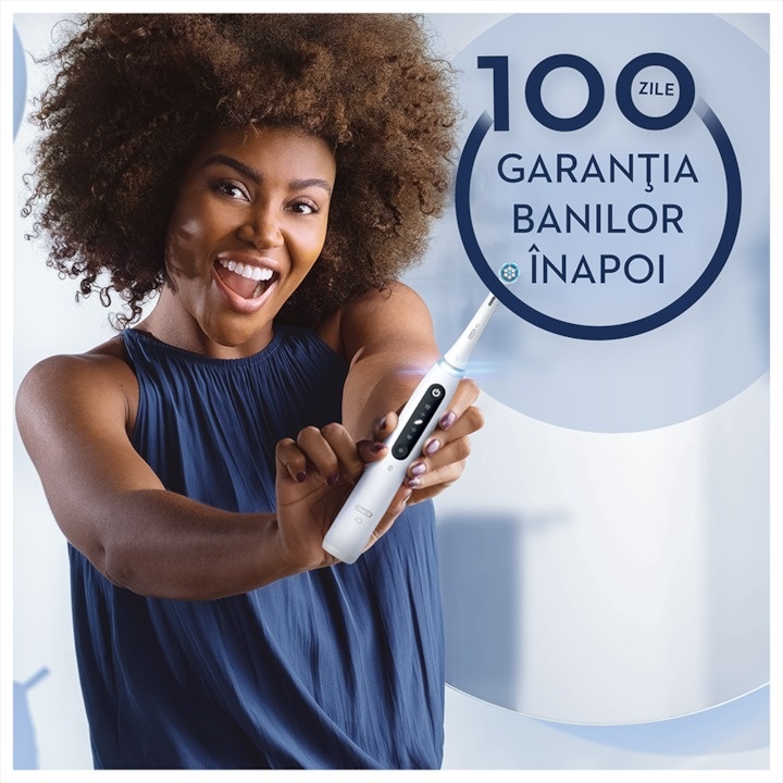 Periuta de dinti electrica Oral-B iO5 cu Tehnologie Magnetica si Micro-Vibratii, Inteligenta artificiala